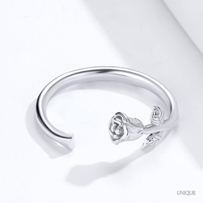 Anillo de Rosa en Plata 925