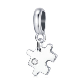 Charm Pieza de Rompecabezas - Plata 925